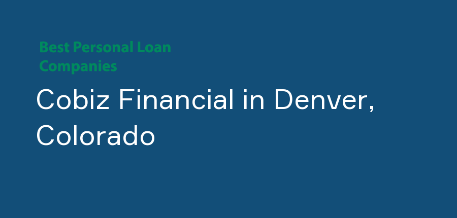 Cobiz Financial in Colorado, Denver
