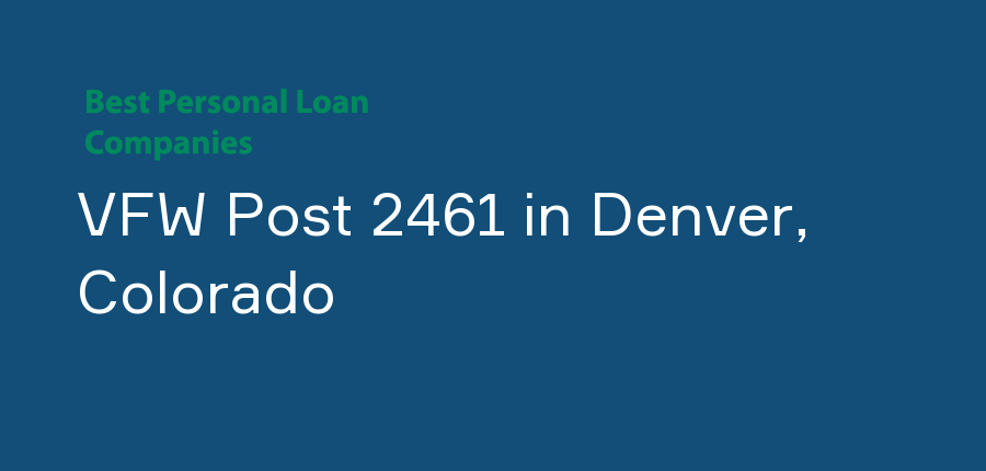 VFW Post 2461 in Colorado, Denver