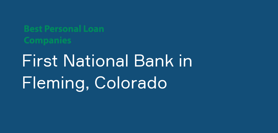 First National Bank in Colorado, Fleming