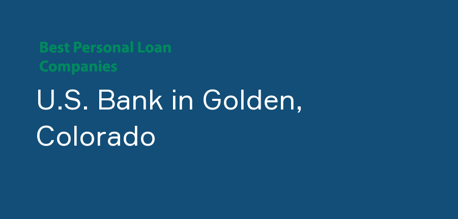 U.S. Bank in Colorado, Golden
