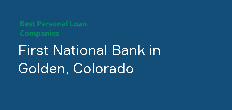 First National Bank in Colorado, Golden