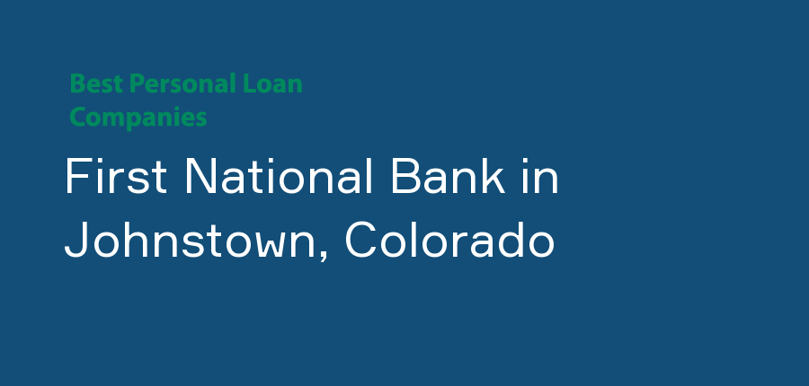 First National Bank in Colorado, Johnstown