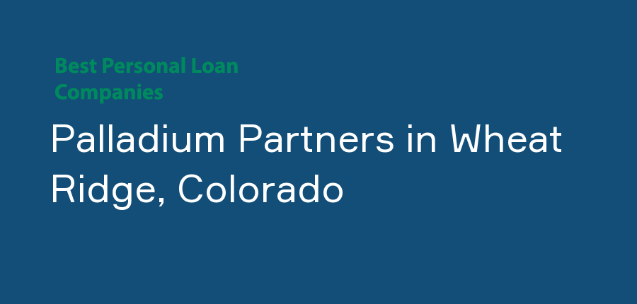 Palladium Partners in Colorado, Wheat Ridge