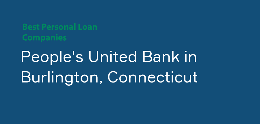 People's United Bank in Connecticut, Burlington