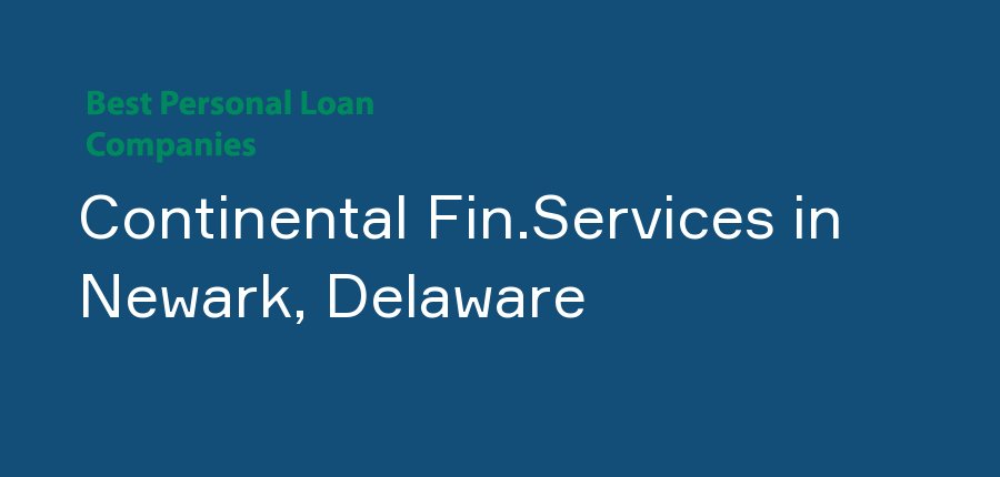 Continental Fin.Services in Delaware, Newark