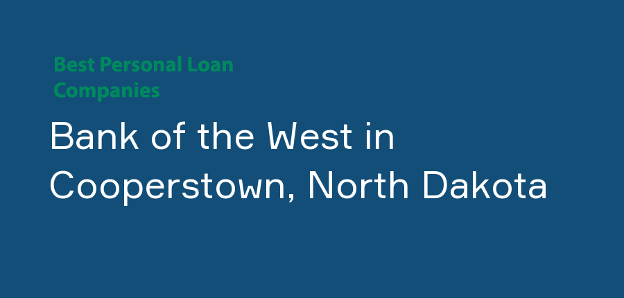 Bank of the West in North Dakota, Cooperstown