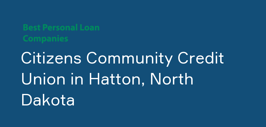 Citizens Community Credit Union in North Dakota, Hatton