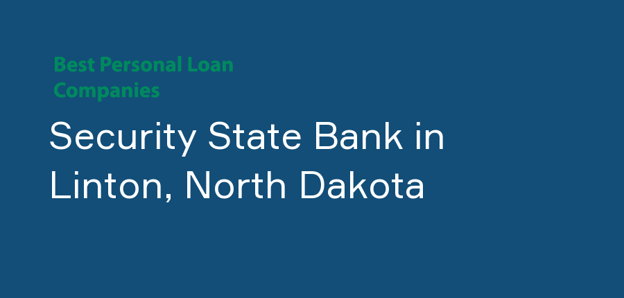 Security State Bank in North Dakota, Linton