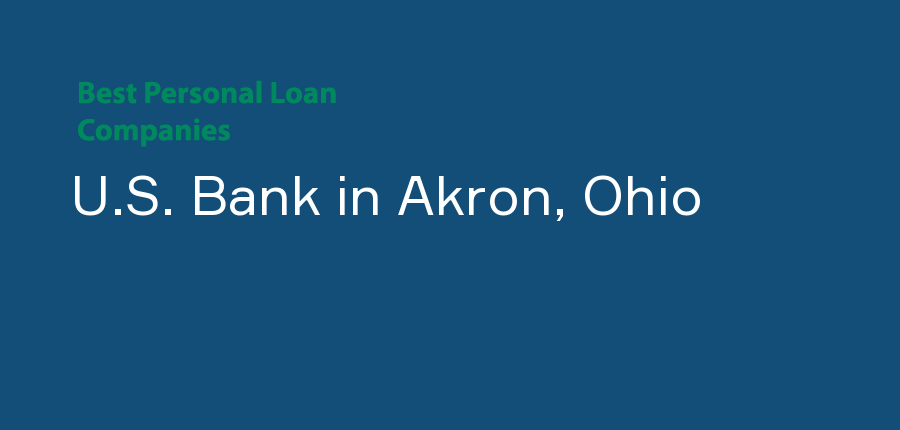 U.S. Bank in Ohio, Akron