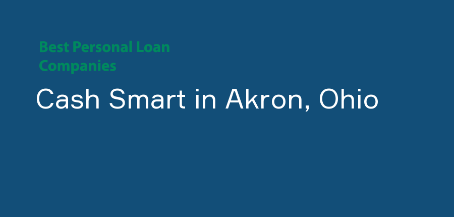 Cash Smart in Ohio, Akron