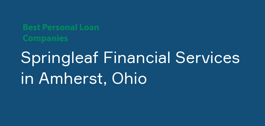 Springleaf Financial Services in Ohio, Amherst