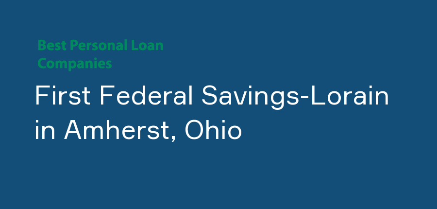 First Federal Savings-Lorain in Ohio, Amherst