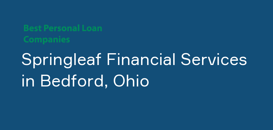 Springleaf Financial Services in Ohio, Bedford