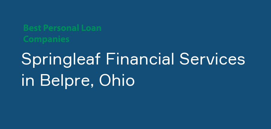 Springleaf Financial Services in Ohio, Belpre