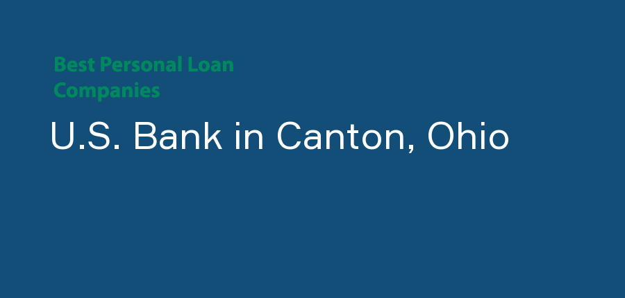 U.S. Bank in Ohio, Canton
