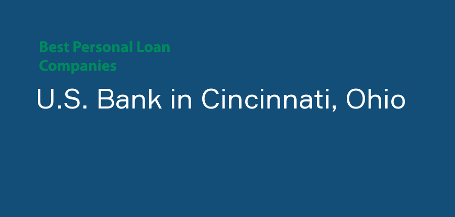U.S. Bank in Ohio, Cincinnati