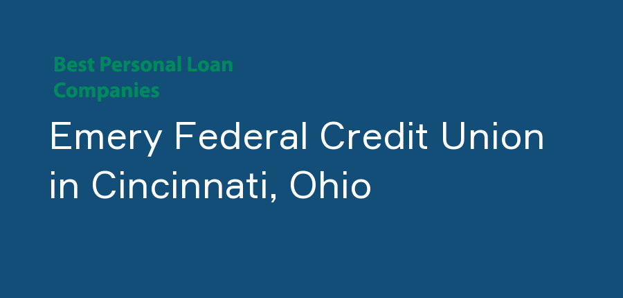 Emery Federal Credit Union in Ohio, Cincinnati