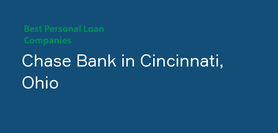 Chase Bank in Ohio, Cincinnati