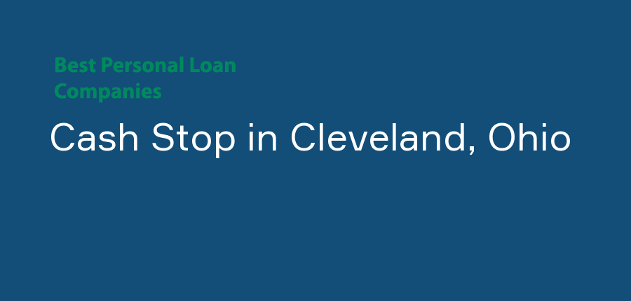 Cash Stop in Ohio, Cleveland