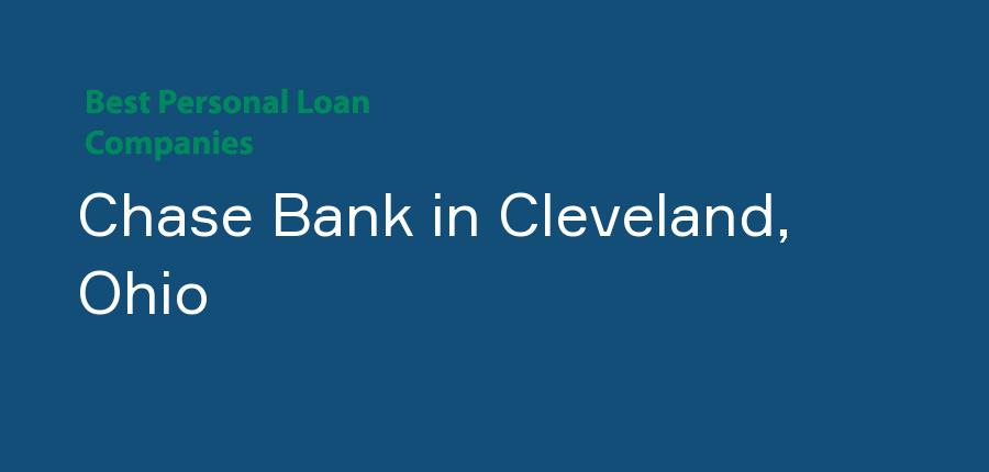 Chase Bank in Ohio, Cleveland