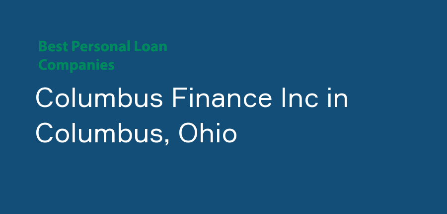 Columbus Finance Inc in Ohio, Columbus