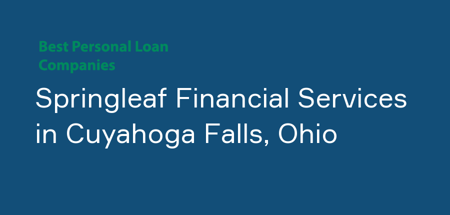 Springleaf Financial Services in Ohio, Cuyahoga Falls