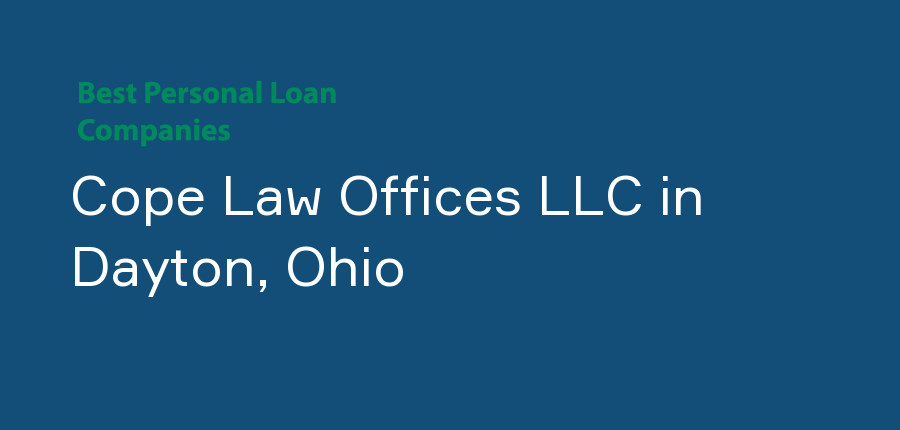 Cope Law Offices LLC in Ohio, Dayton