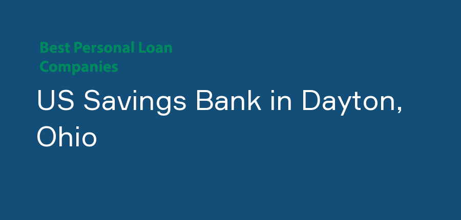 US Savings Bank in Ohio, Dayton
