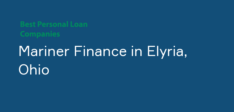 Mariner Finance in Ohio, Elyria