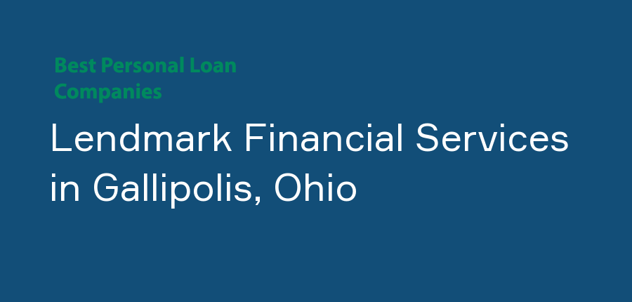 Lendmark Financial Services in Ohio, Gallipolis