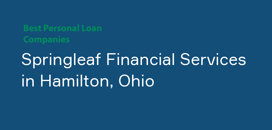 Springleaf Financial Services in Ohio, Hamilton