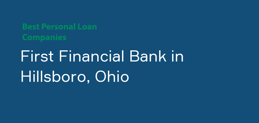 First Financial Bank in Ohio, Hillsboro
