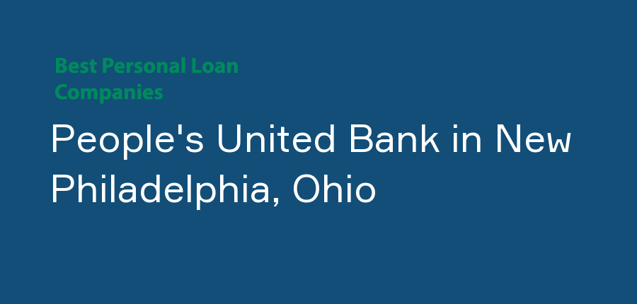 People's United Bank in Ohio, New Philadelphia