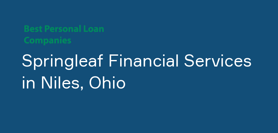 Springleaf Financial Services in Ohio, Niles