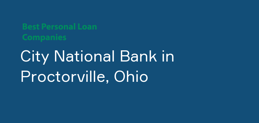 City National Bank in Ohio, Proctorville