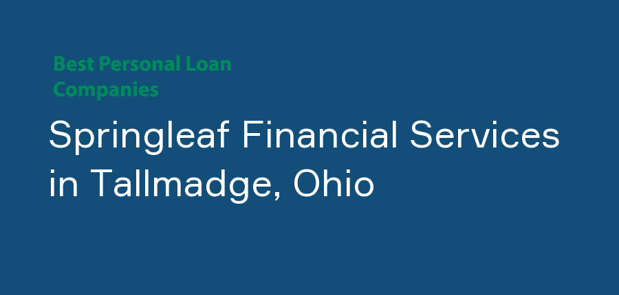 Springleaf Financial Services in Ohio, Tallmadge