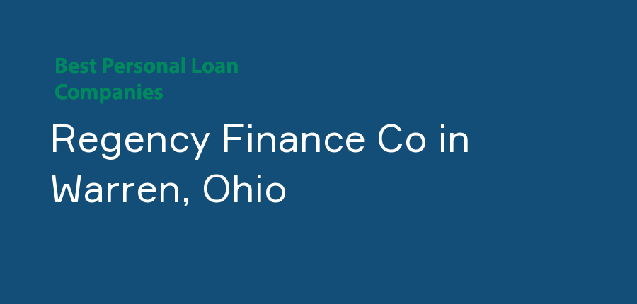Regency Finance Co in Ohio, Warren