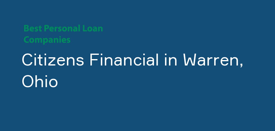 Citizens Financial in Ohio, Warren