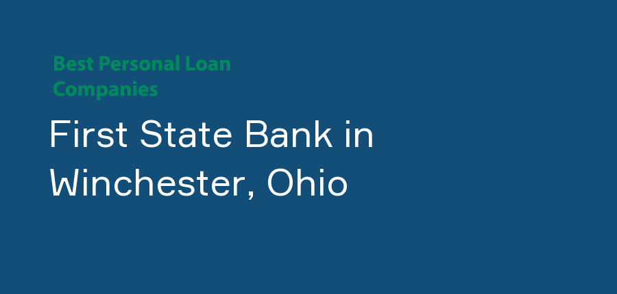 First State Bank in Ohio, Winchester