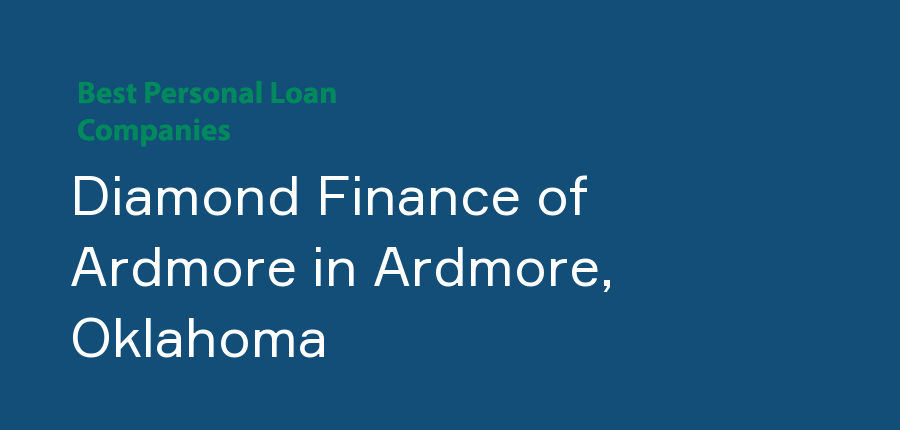 Diamond Finance of Ardmore in Oklahoma, Ardmore