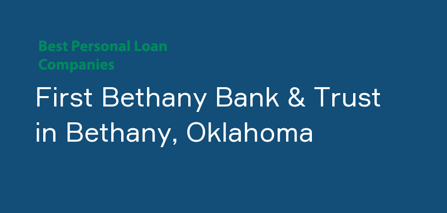 First Bethany Bank & Trust in Oklahoma, Bethany