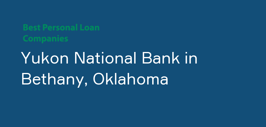 Yukon National Bank in Oklahoma, Bethany