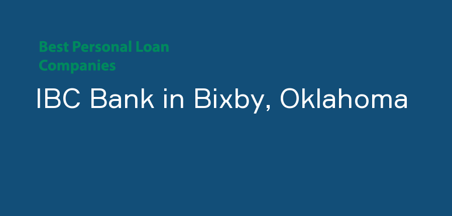 IBC Bank in Oklahoma, Bixby