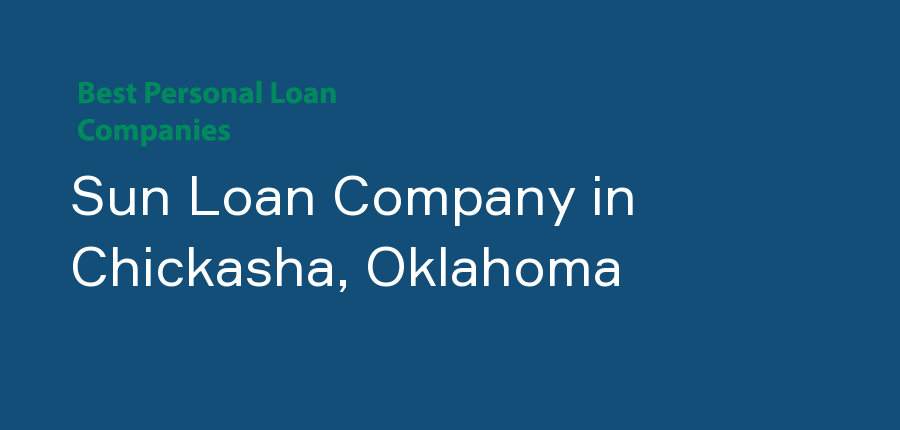 Sun Loan Company in Oklahoma, Chickasha
