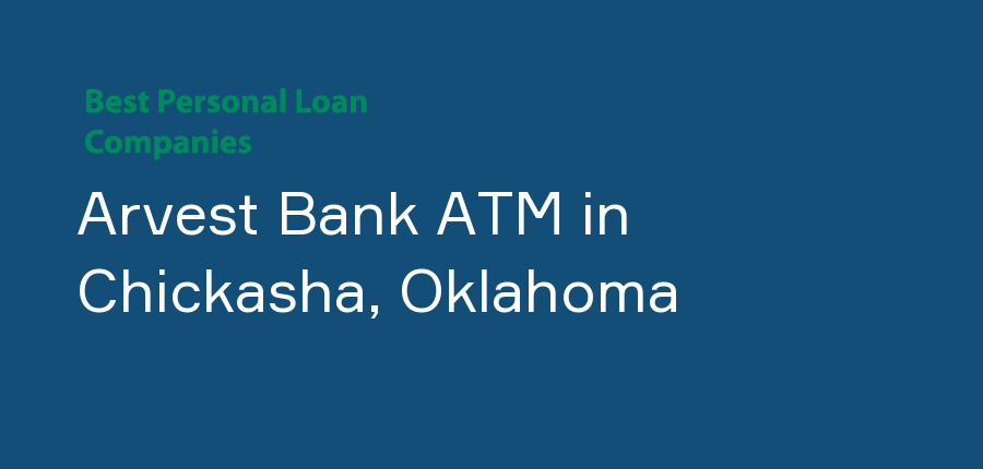 Arvest Bank ATM in Oklahoma, Chickasha