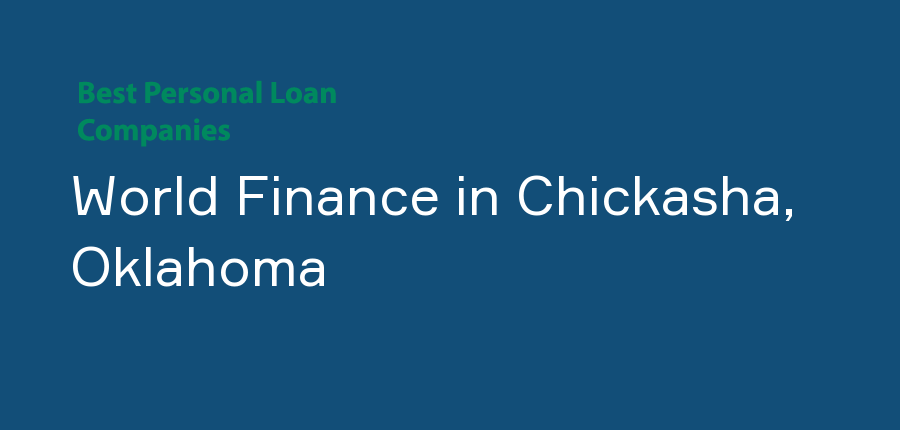 World Finance in Oklahoma, Chickasha