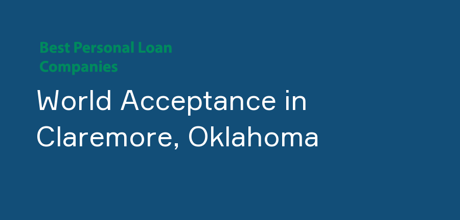World Acceptance in Oklahoma, Claremore