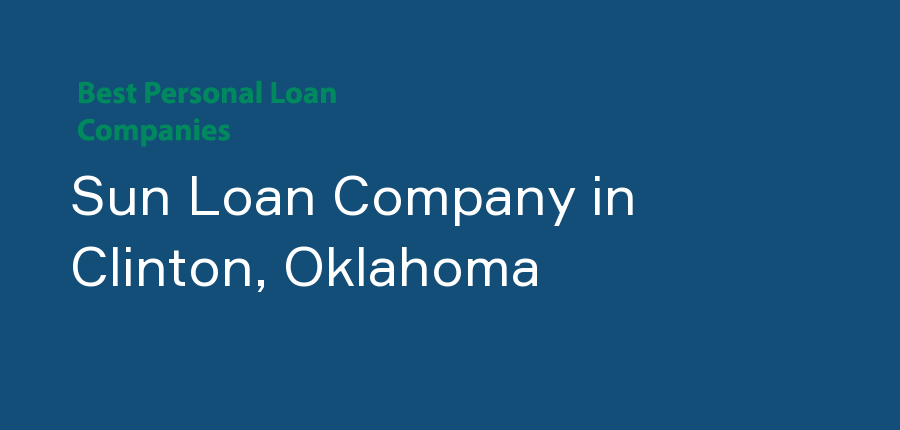 Sun Loan Company in Oklahoma, Clinton