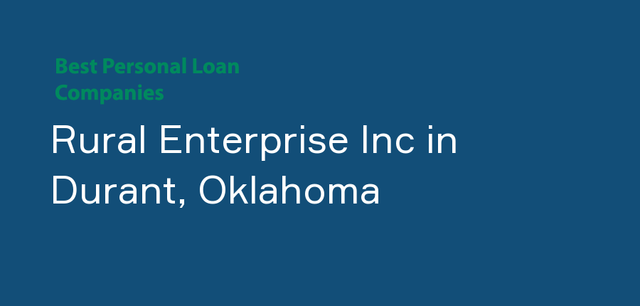 Rural Enterprise Inc in Oklahoma, Durant