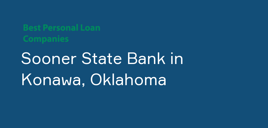Sooner State Bank in Oklahoma, Konawa